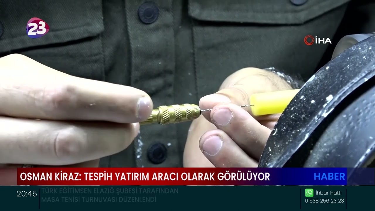 *** OSMAN KİRAZ: TESPİH YATIRIM ARACI OLARAK GÖRÜLÜYOR