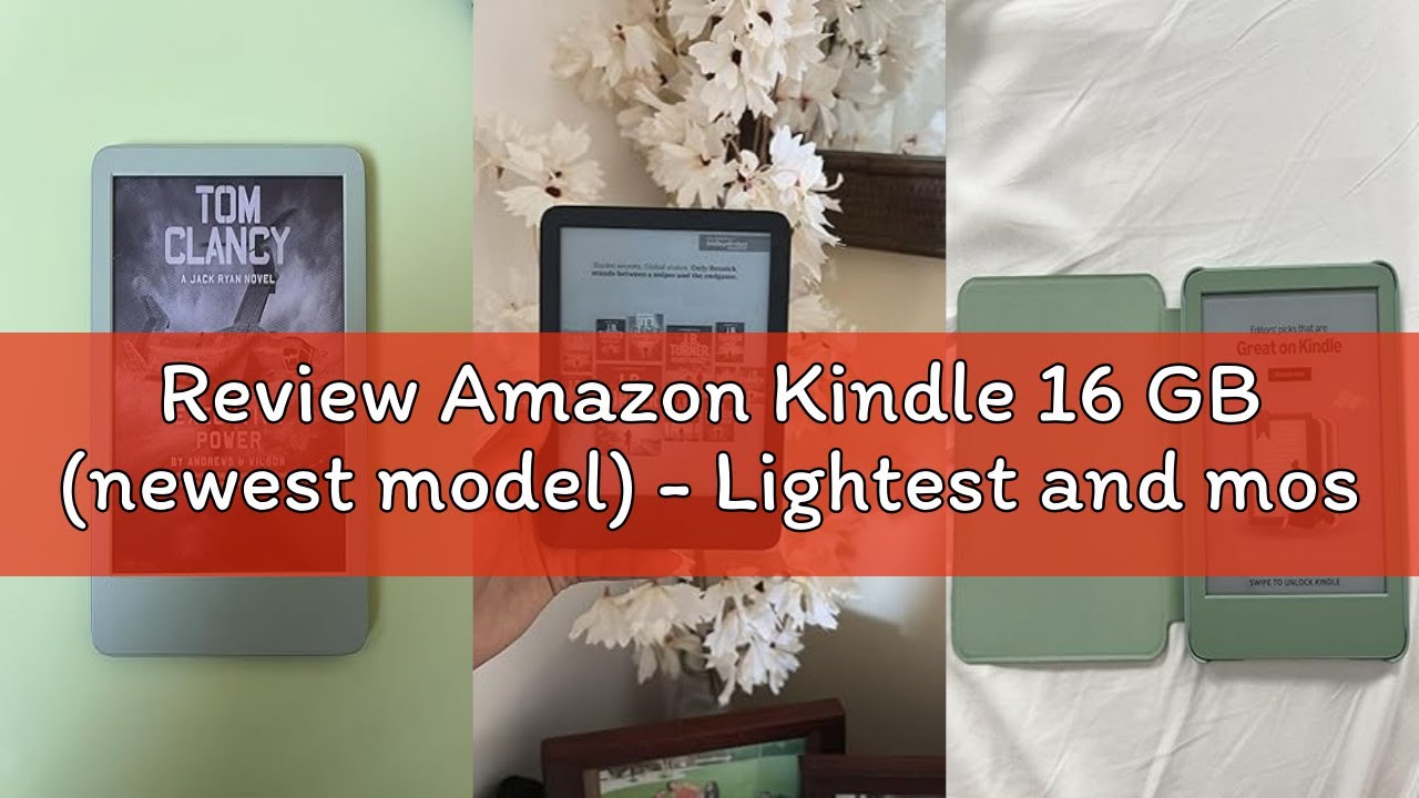 Review Amazon Kindle 16 GB (newest model) - Lightest and most compact Kindle, now with faster page t