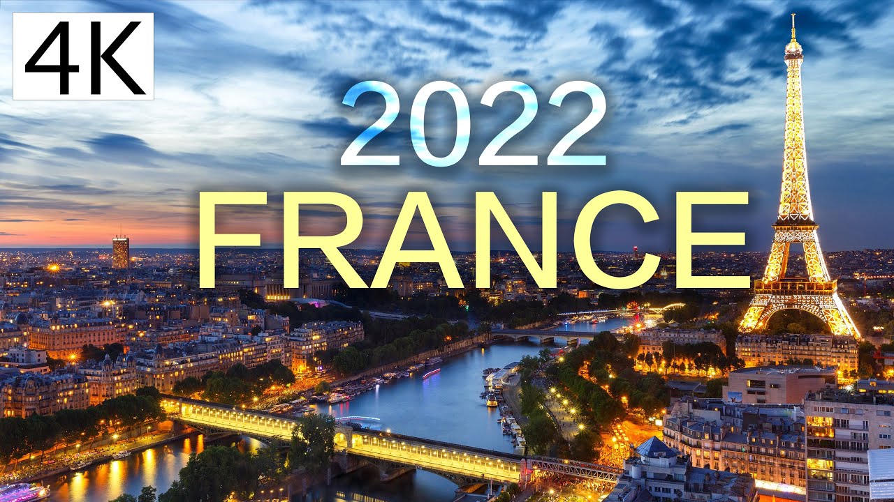 France 4K - Scenic Relaxation Film with Calming Music - Peaceful Country - Nature - Meditation Music