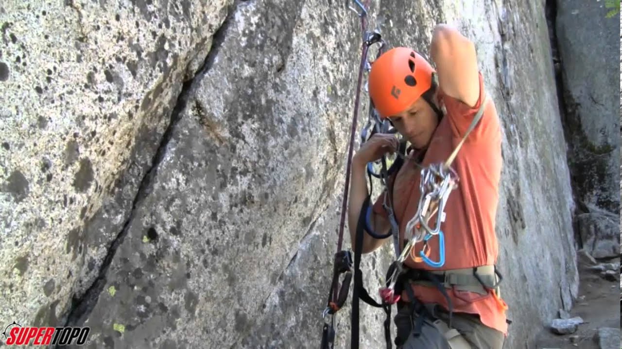 Following traversing terrain when aid climbing - How To Big Wall Climb