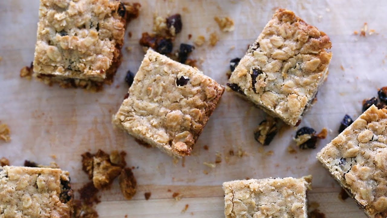 Oatmeal-Raisin Bars- Sweet Talk with Lindsay Strand