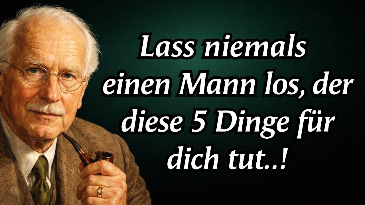 Lass niemals einen Mann los, der diese 5 Dinge für dich tut | Carl Jung