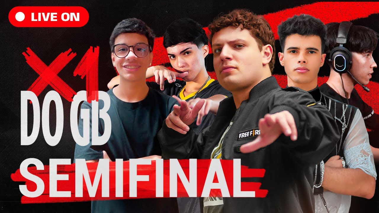 X1 DO GB | SEMI FINAL  - UNKNOWDARK , VENAS, MIGUELZIN ,MARECHAL ALONE - FREE FIRE AO VIVO