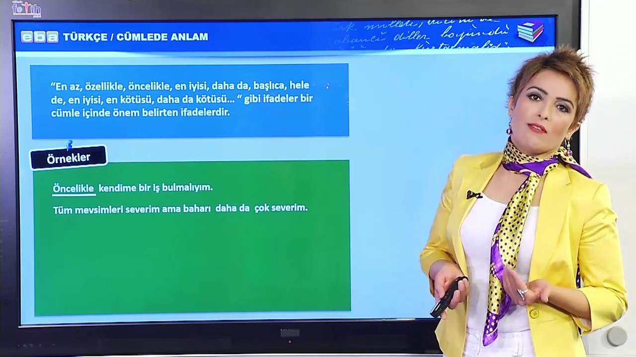 &Ouml;NEM BELİRTEN İFADELER KONU ALATIMI