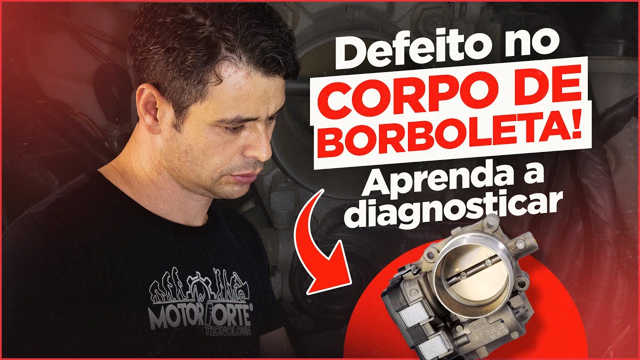 Como diagnosticar defeito real no CORPO DE BORBOLETA