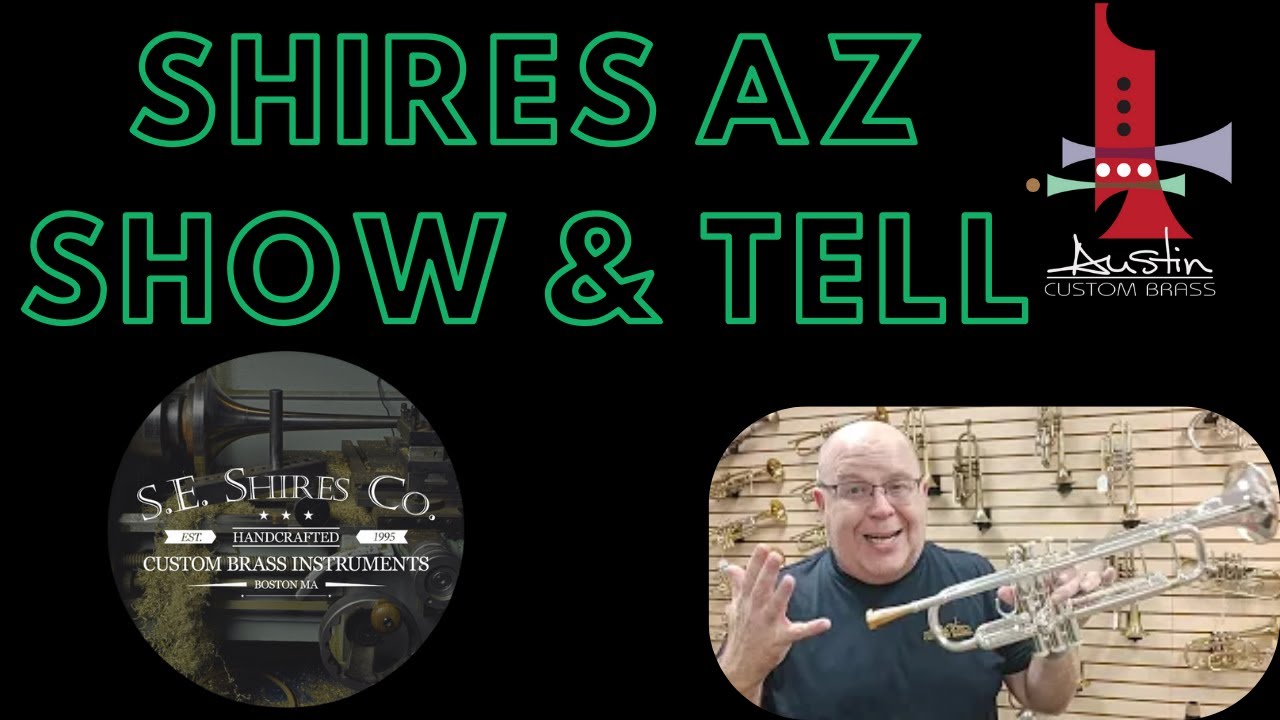 Shires AZ Show & Tell: Check out this ridiculous #trumpet @ Austin Custom Brass! #austincustombrass