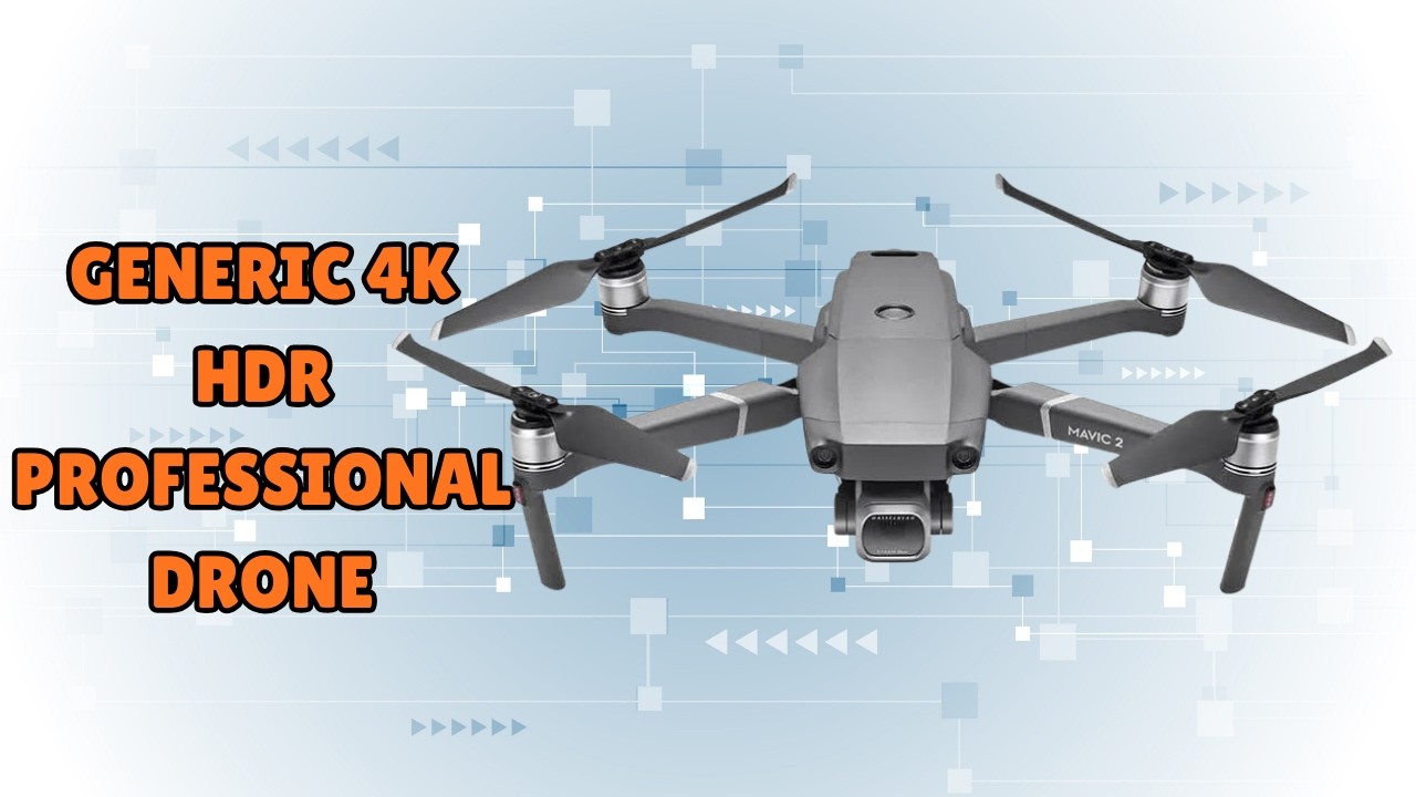 Take Your Photography To New Heights – Generic 4K HDR Professional Drone – REVIEW