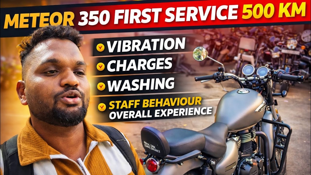 Metor 350 first service 500KM