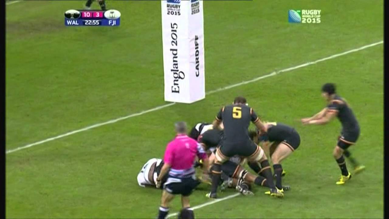 Wales vs Fiji | Scott Baldwin Try/Matthew Morgan Break | Rugby World Cup | 01/10/2015