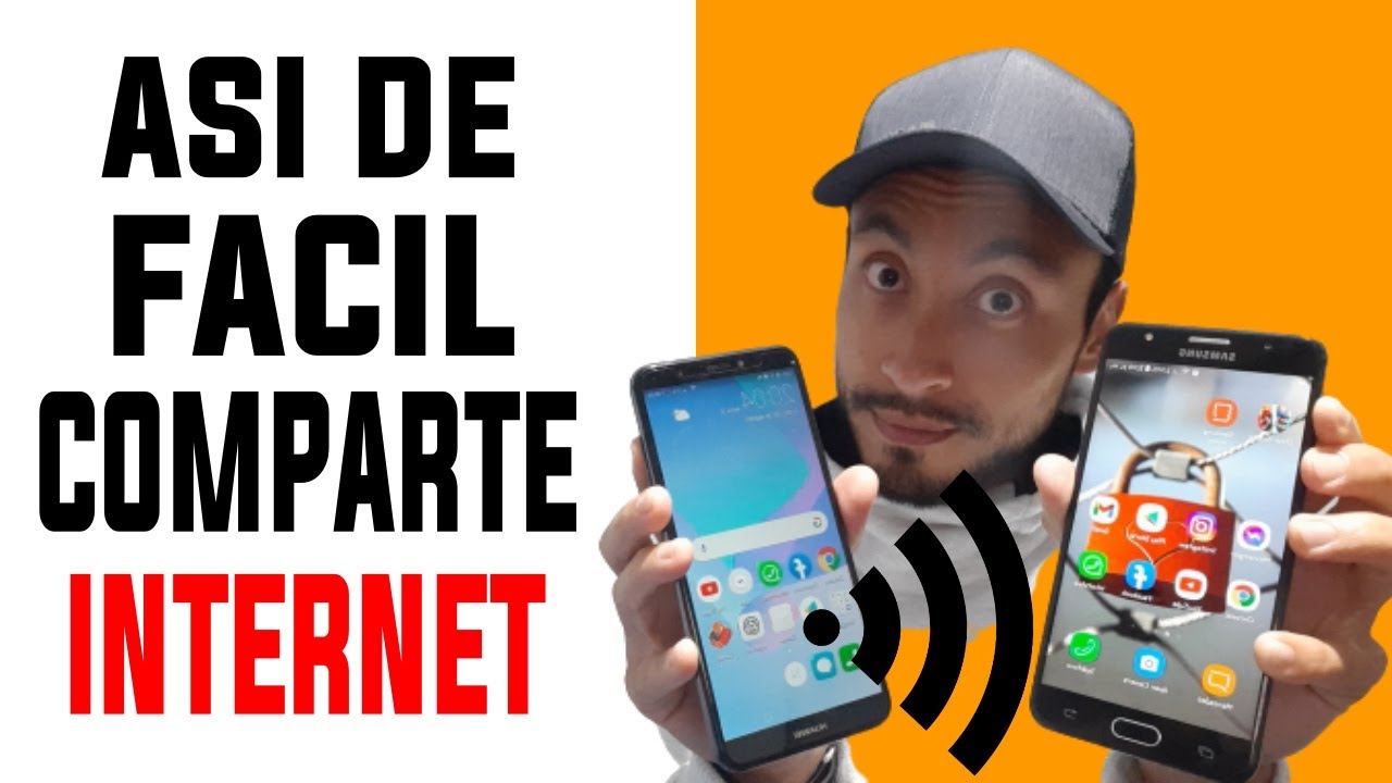 📶 COMO COMPARTIR WIFI DE UN CELULAR A OTRO - Comparte INTERNET por MOBILE HOTSPOT Y POR BLUETOOTH