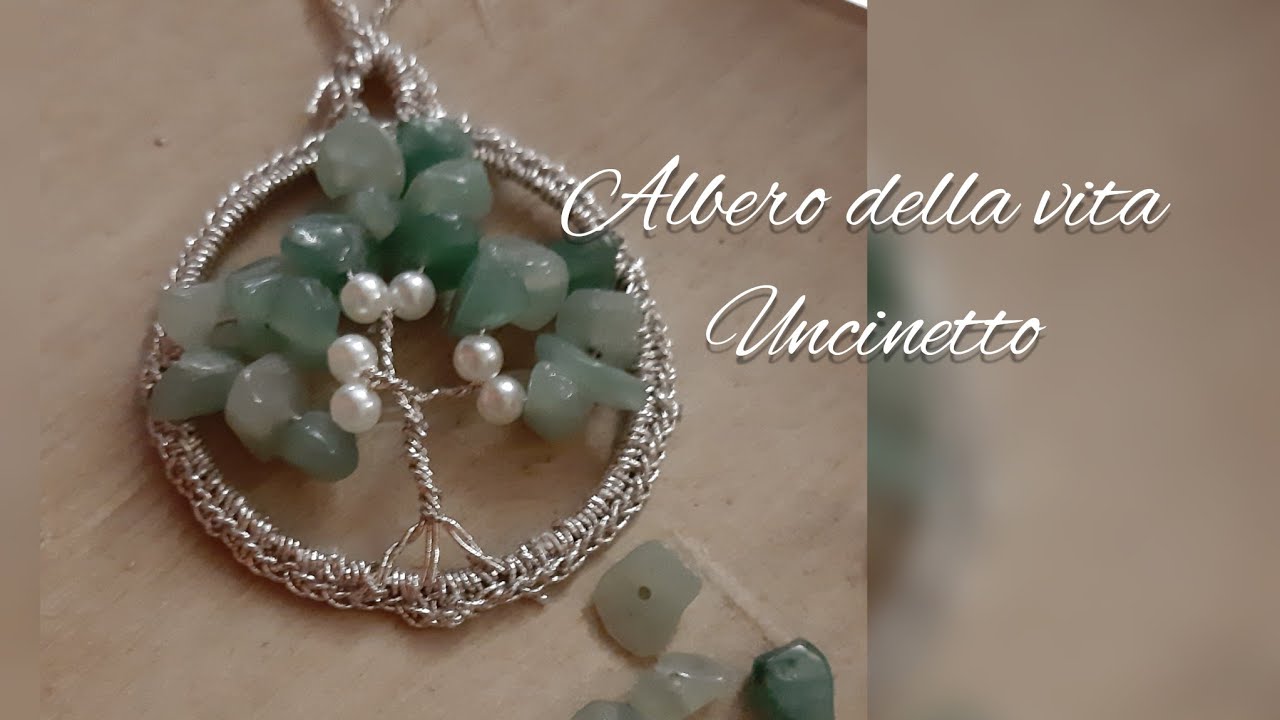 Albero della vita uncinetto/bijoux tessile