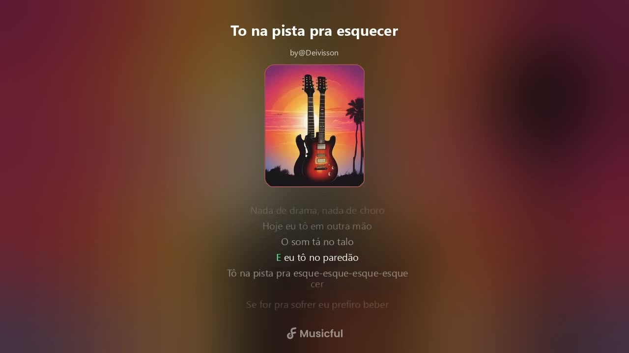 To na pista pra esquecer