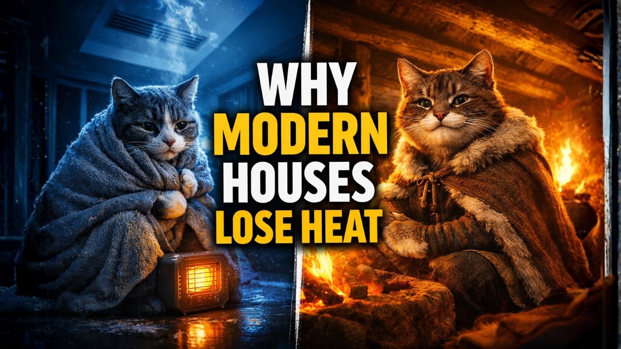 Why Modern Houses Lose Heat Faster Than Viking Homes