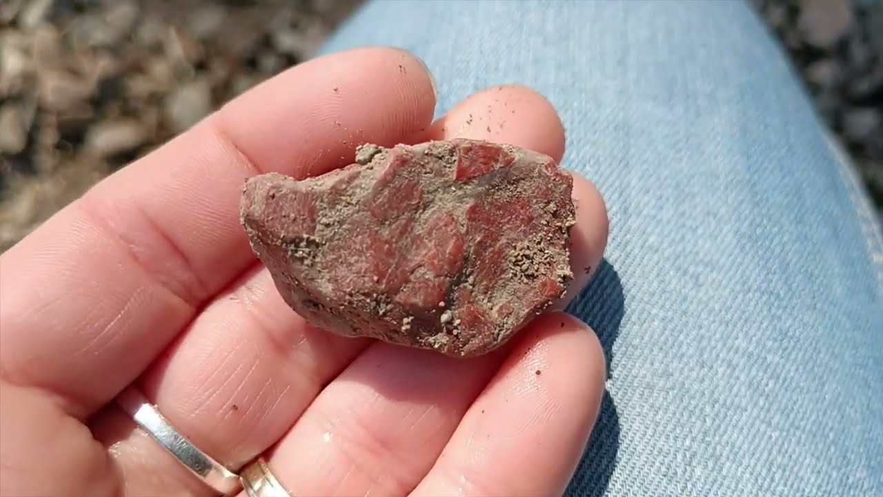 Edelstein suche Amethyst in der Müglitz