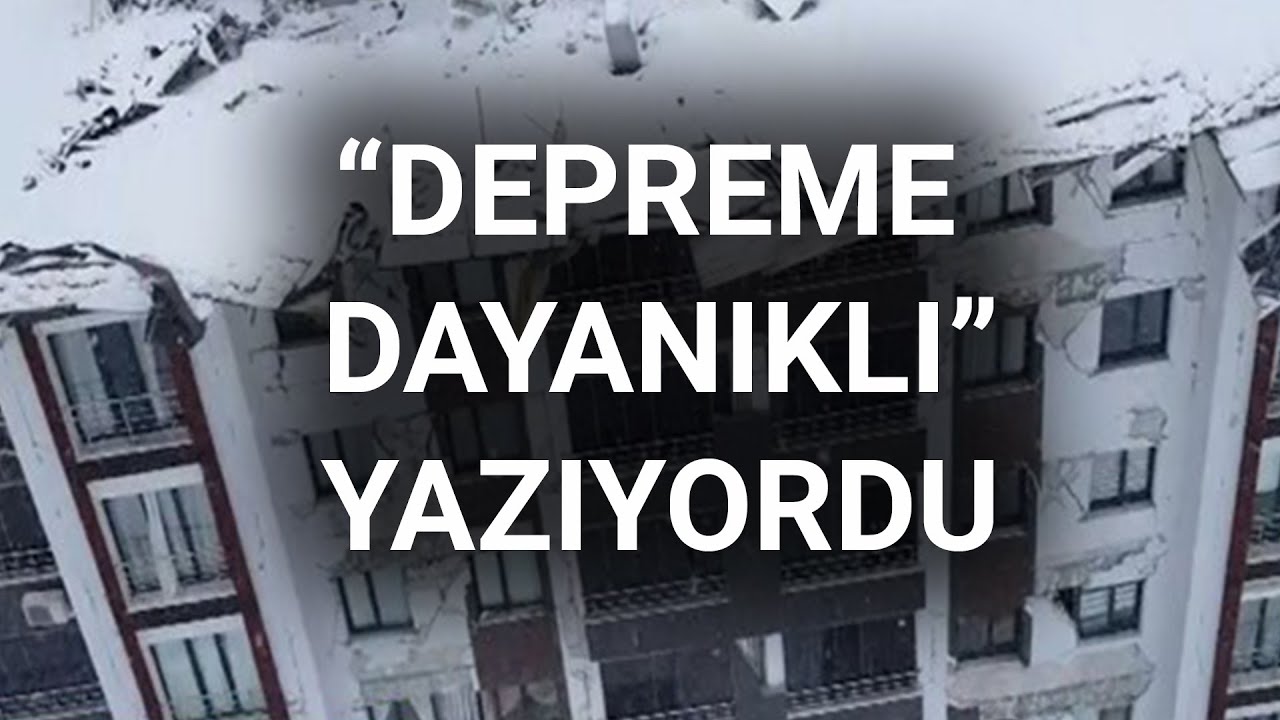 @NTV Drone kamerası: İlanında ''depreme dayanıklı'' yazıyordu