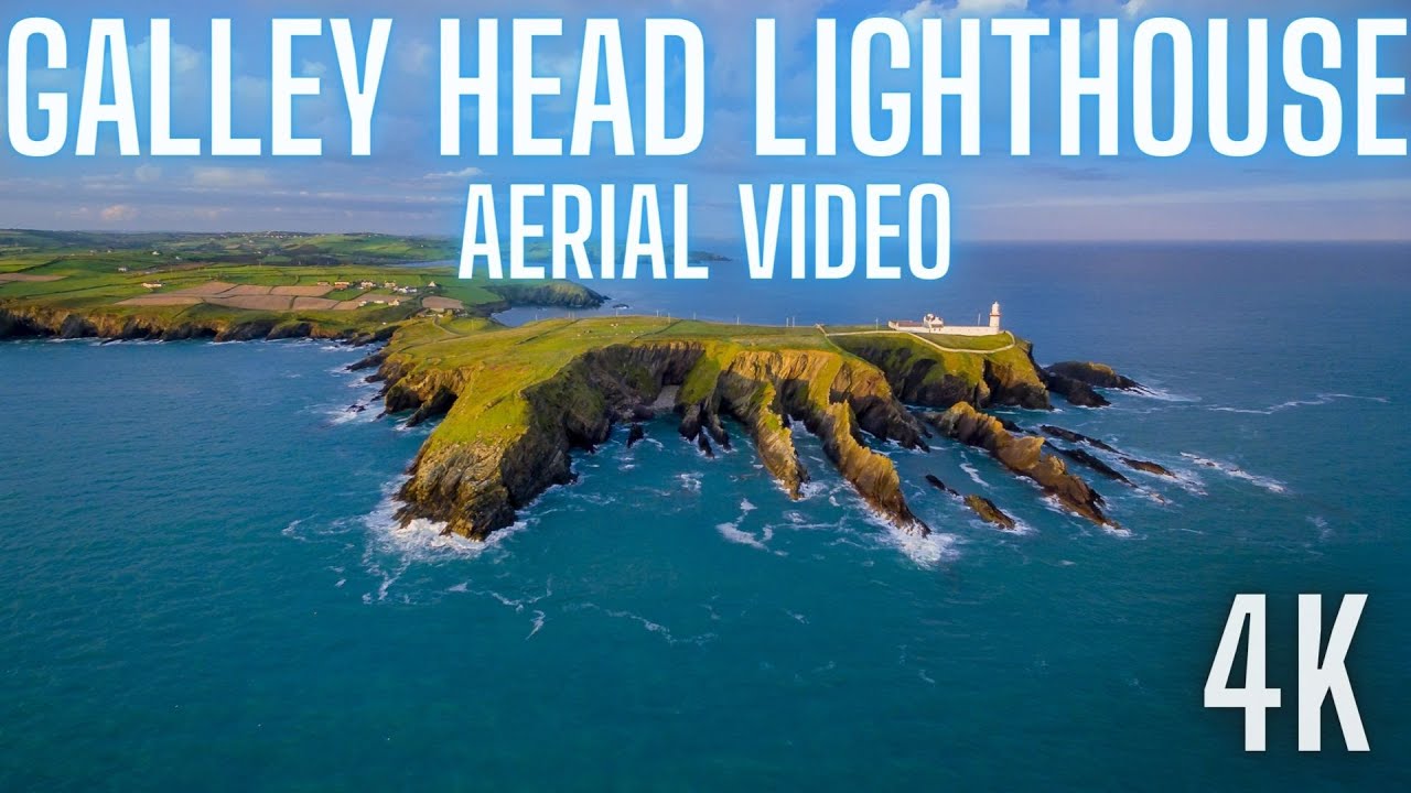 Galley Head Lighthouse, West Cork, Ireland 4k