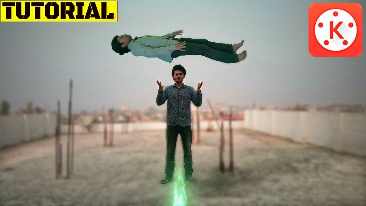 Levitation trick learn video editing make own video editing in english with kinemaster