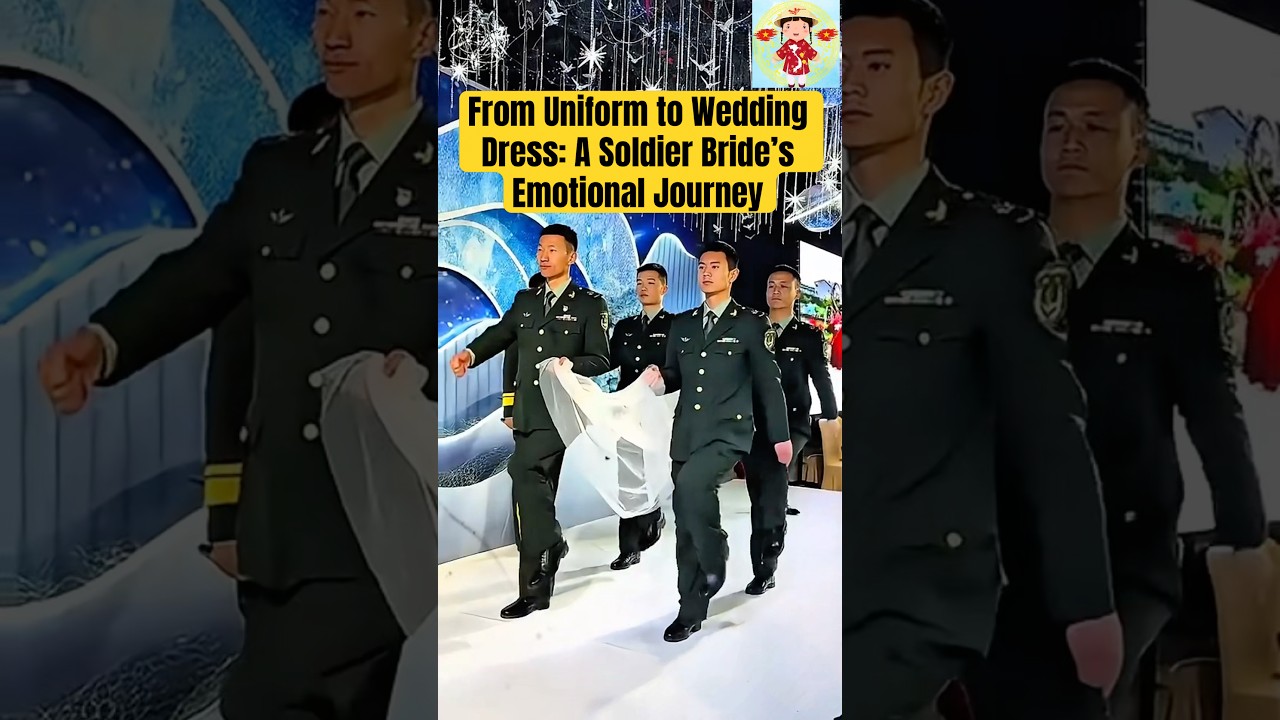 From Uniform to Wedding Dress: A Soldier Bride’s Emotional Journey 