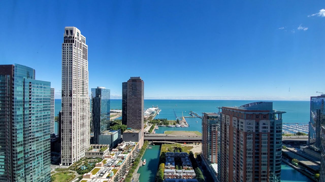An east-view -09 studio at Streeterville's North Water apartments