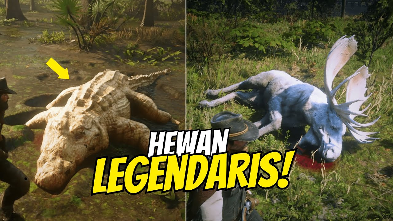 BERBURU HEWAN LEGENDARIS & RUSA RAKSASA! Red Dead Redemption 2