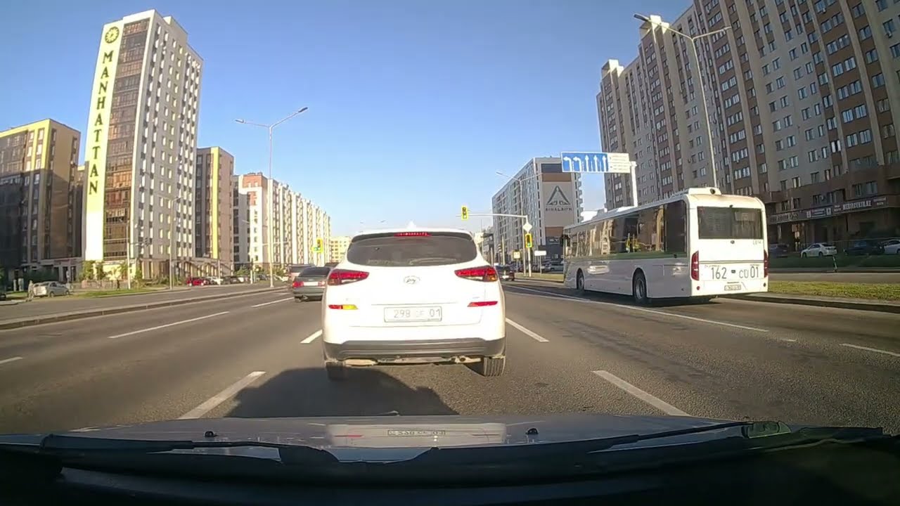 Driving through Astana - Astana Kazakhstan 2024 - Поездка по Астане - Астана моими глазами