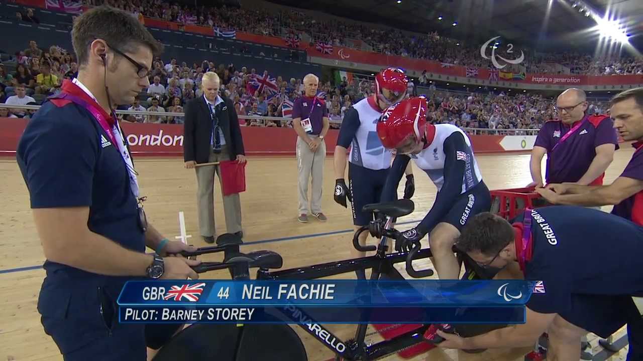 Cycling Track - Men's Individual B 1km Time Trial - London 2012
Paralympic Games