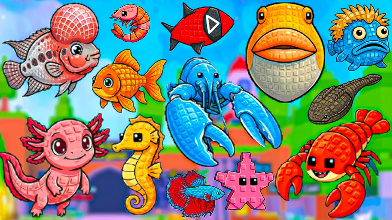 Как собрать ВСЕ 105 РЫБ в игре Find the Fish [Roblox]