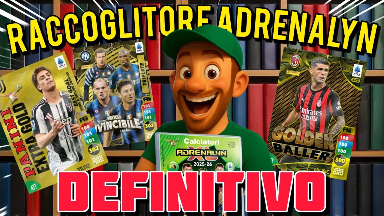IL MIO RACCOGLITORE ADRENALYN 2025-26 DEFINITIVO! 😱 