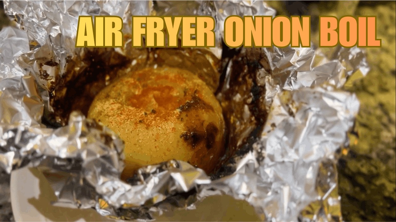 How to make an onion boil in the air fryer!