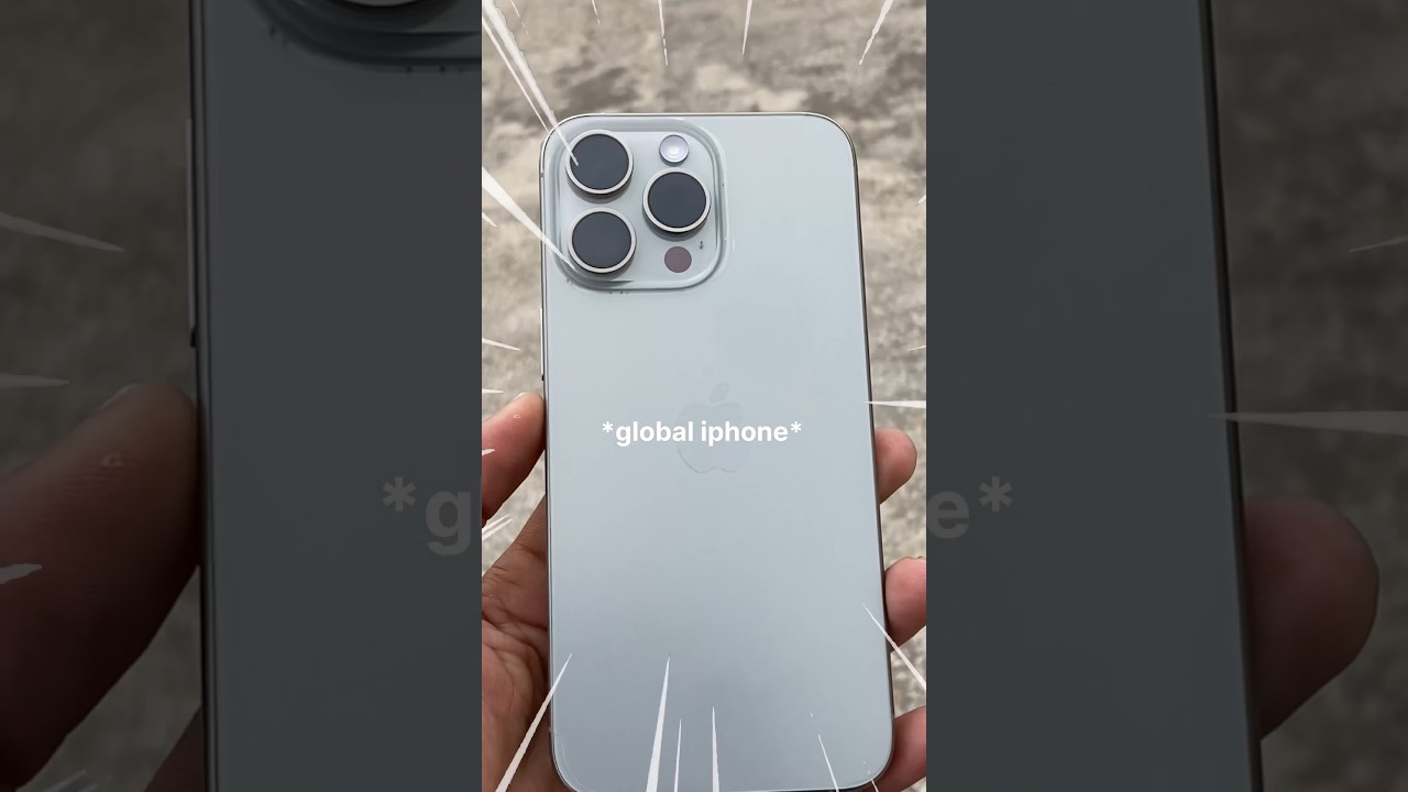 global iPhone VS indian iPhone *camera difference*