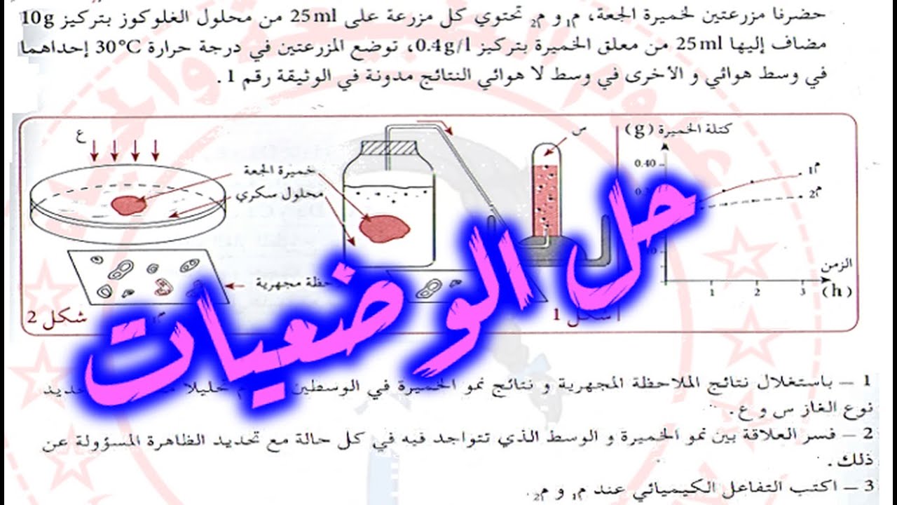 حل الوضعيات(3)