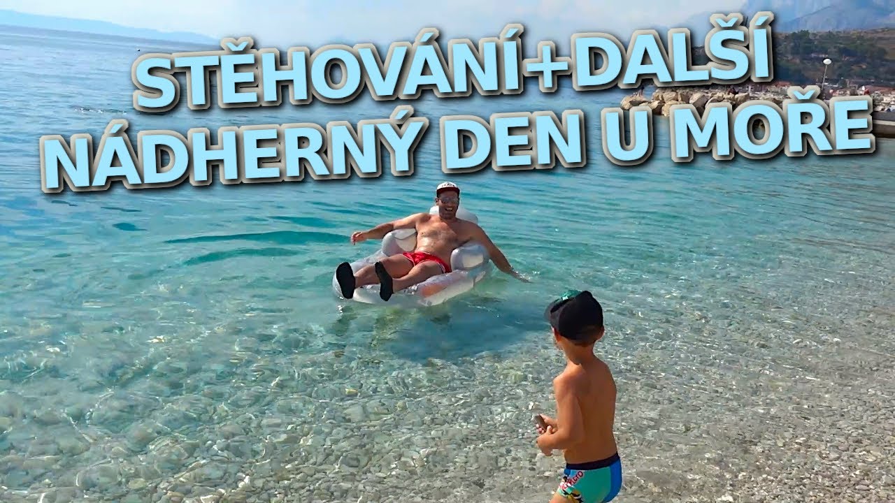 STĚHOVÁNÍ + DALŠÍ NÁDHERNÝ DEN U MOŘE 🌞🌊 CHORVATSKO DEN 8 🌞