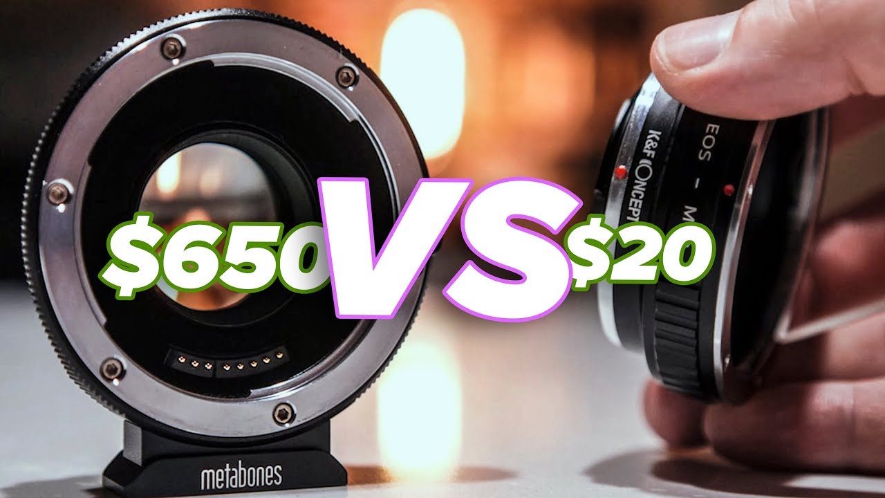 Metabones Speed Booster VS $20 Adapter