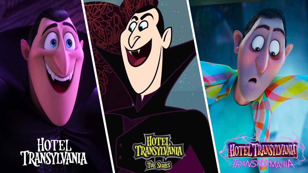 Evolution of Count Dracula in Hotel Transylvania (2012 - 2022)