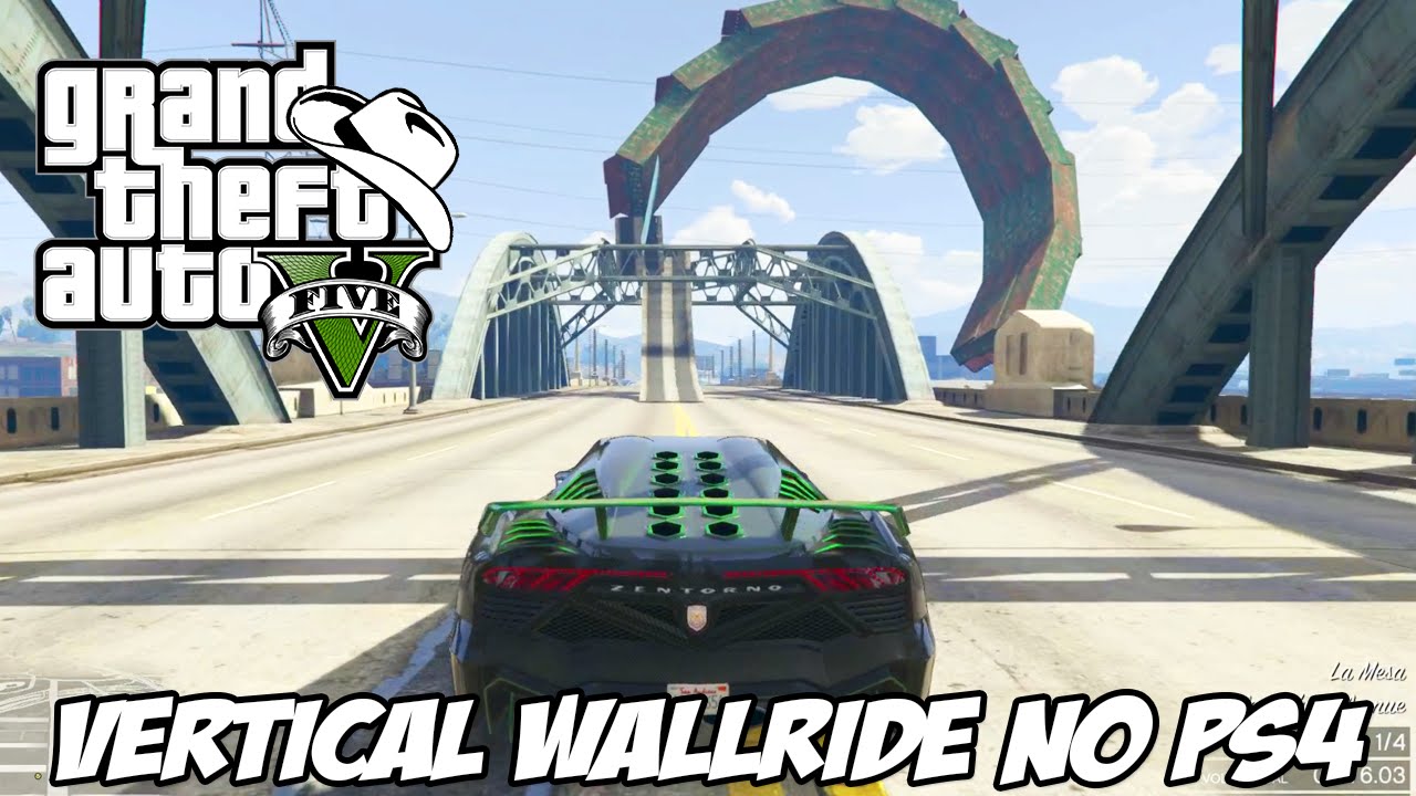 GTA 5 Online (PS4) - VERTICAL WALLRIDE: Voltando as corridas no PS4