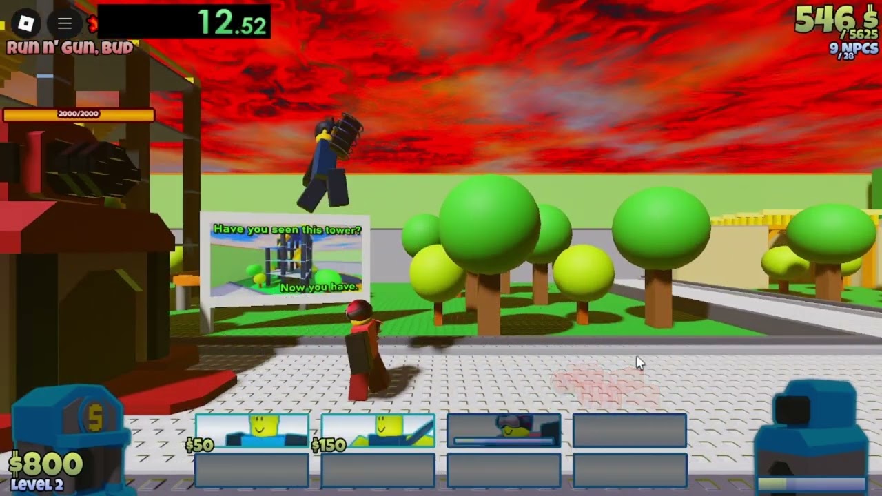 the battle bricks | chapter 1 | run n' gun bud | normal mode | 1 star | speedrun | no gacha