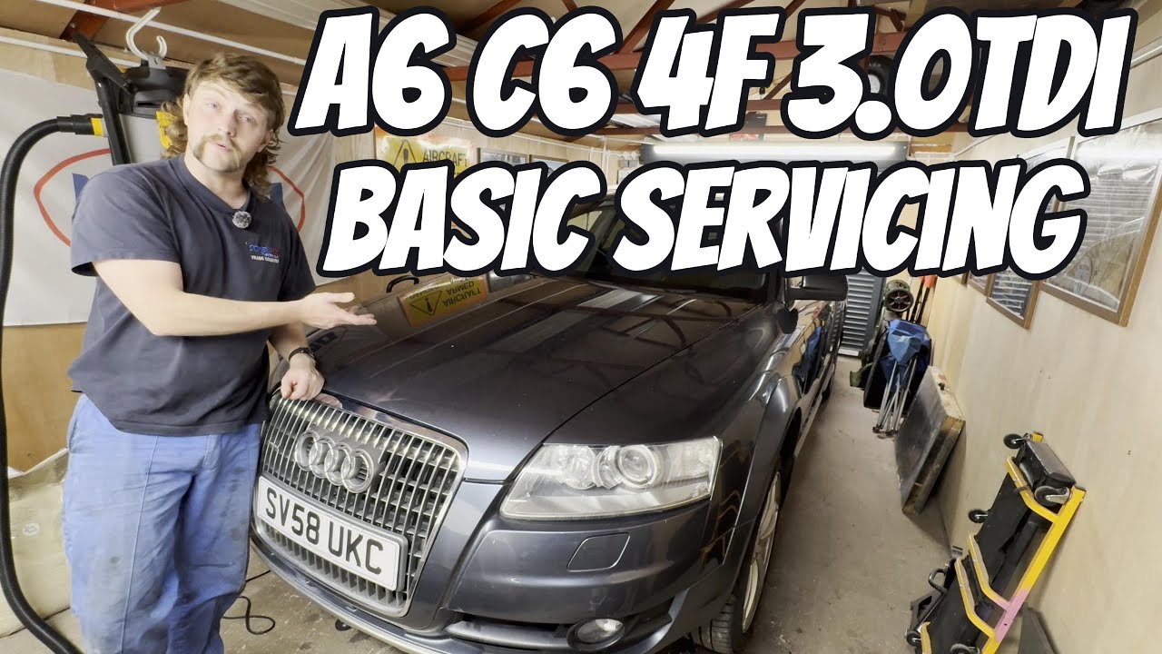 Как обслуживать двигатель Audi 3.0TDI, топливные и воздушные фильтры, замена масла в A6 C6 4F | G...