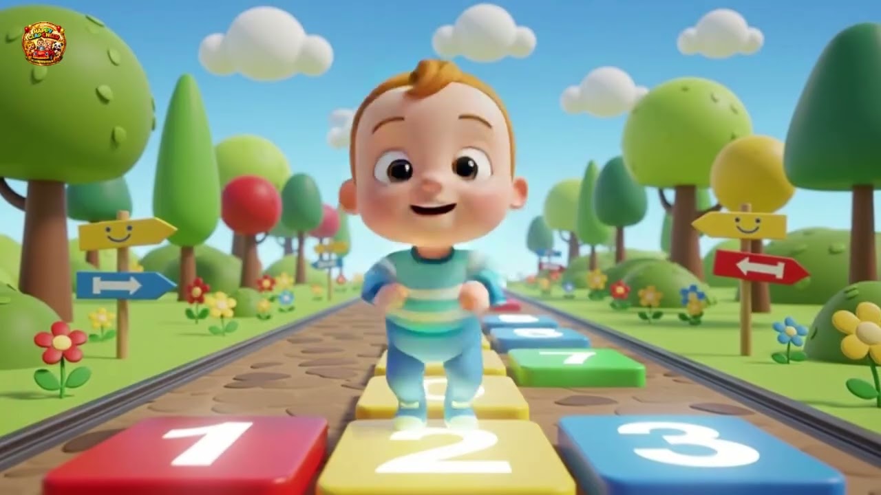Learn 123 Counting Day 🔢☀️ | Fun Number Learning for Toddlers | Kids Counting Video Age 1-4