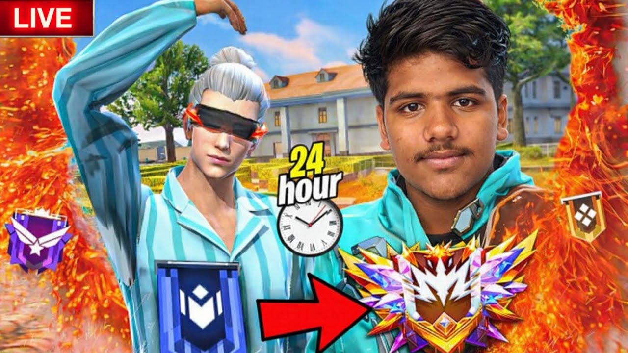 BR live: повышение рейтинга в Free Fire, первый день!! #freefirelive #ff #fflive