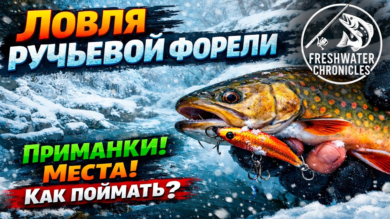 Поиски форели для новичков Зимой | Приманки, места и что лучше всего ловит ?
