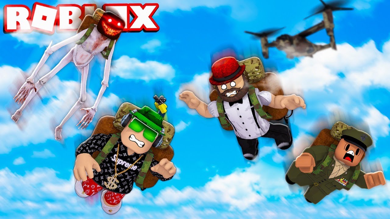 SURVIVE IN A ARMY PLANE in ROBLOX AIRPLANE 3 (STORY)