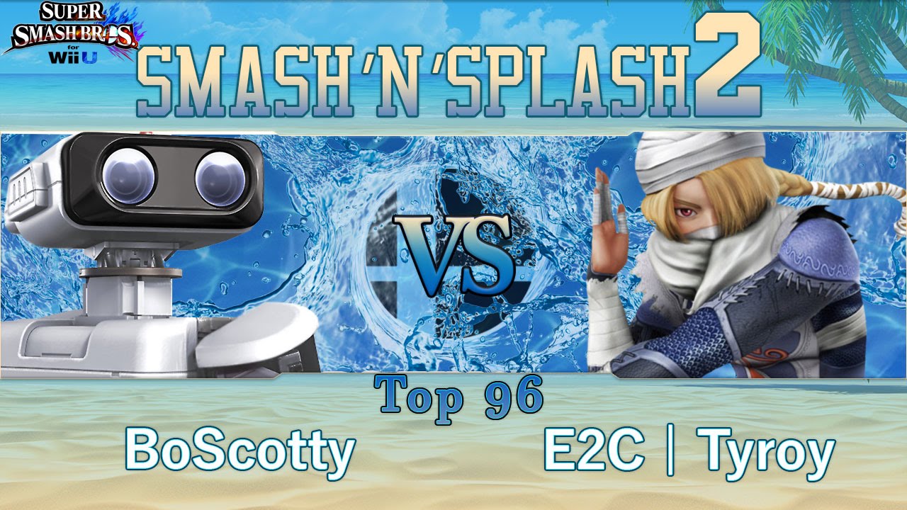 Smash'N'Splash 2  Top 96 - BoScotty (ROB) vs E2C | Tyroy (Sheik, Fox)