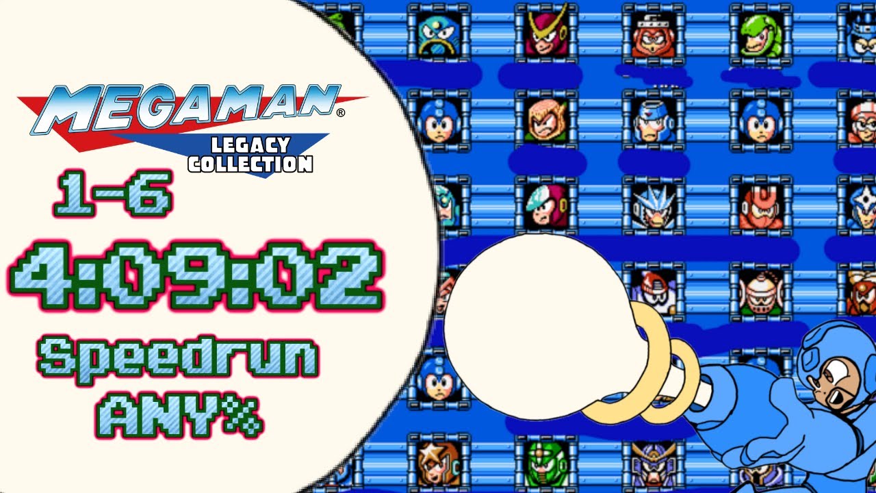 Mega Man 1-6 Speedrun (