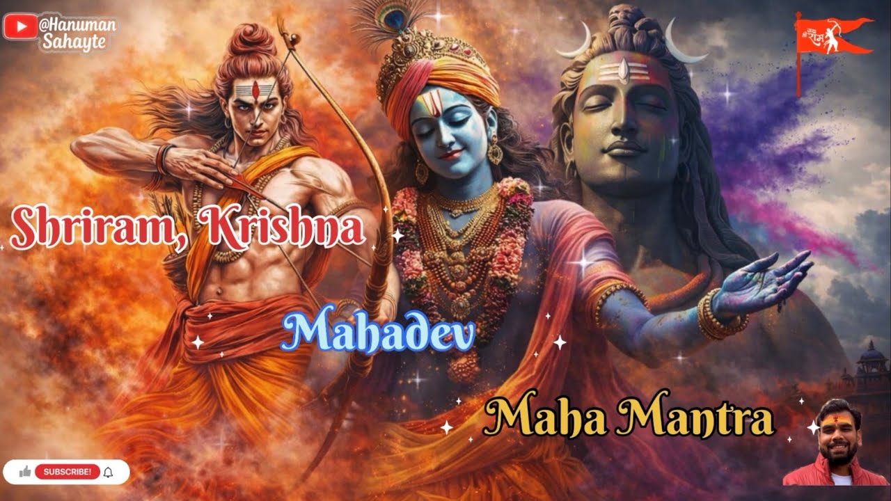 The Ultimate Hindu Mantra For Spiritual Awakening #ram #krishna #mahadev 