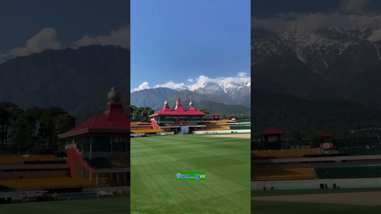 Dharamshala Cricket Stadium Himachal Pradesh | Dharamshala Cricket Stadium Full View | Dharamshala
