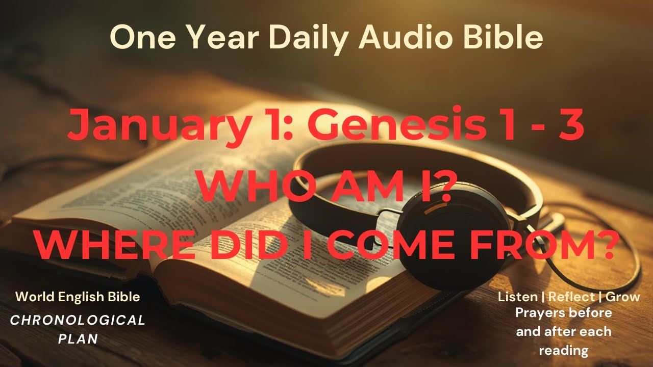 Библия в 2026 году | День 1 | 1 января | Бытие 1-3 | Начало всего сущего | Кто я?
