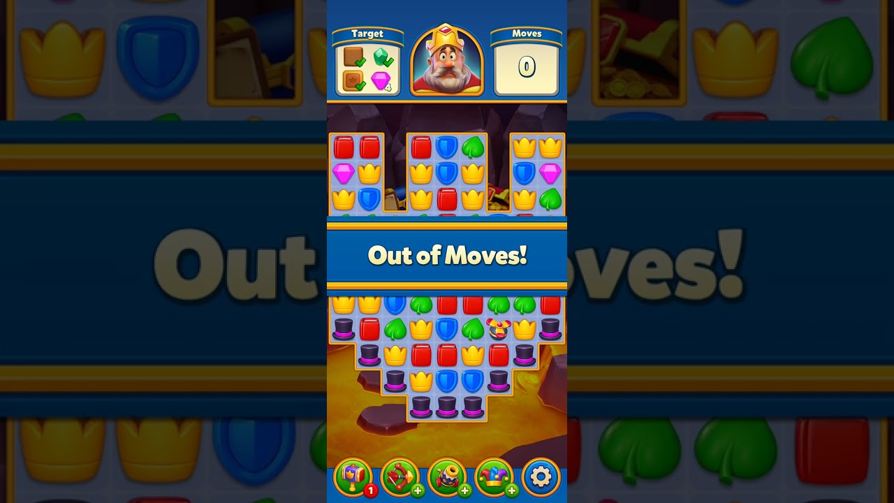 ROYAL MATCH. AREA 43. LAVA QUEST HALF PRIZE.