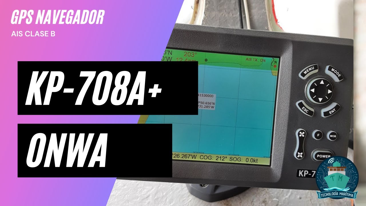 GPS Navegador ONWA  | AIS Clase B |  KP-708A+ Unboxing