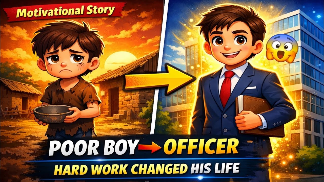 Poor Boy Becomes Officer 😲 | Hard Work Changed His Life | Inspirational Story