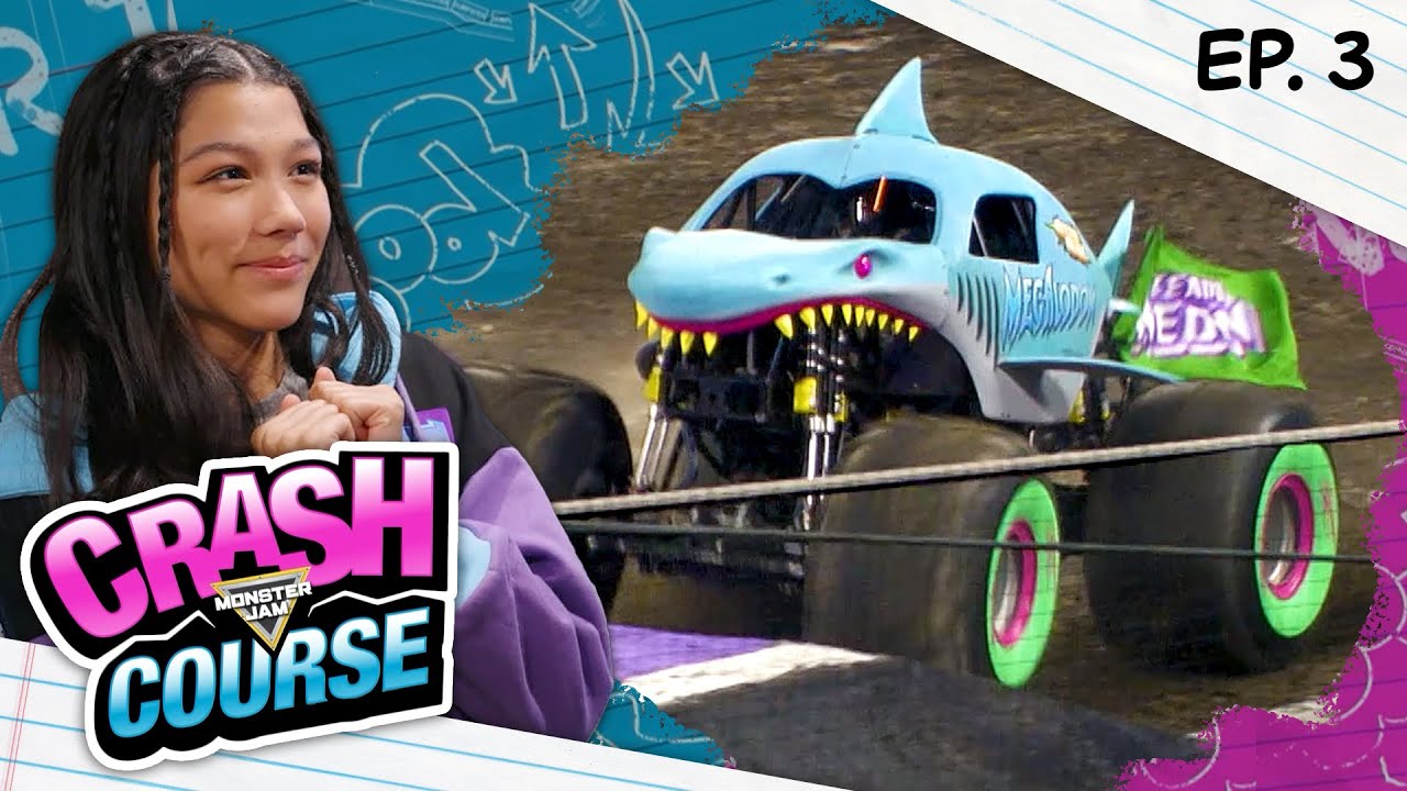 Go behind the scenes in the MONSTER JAM&reg; TV TRUCK! | MONSTER JAM Crash Course | Episode 3